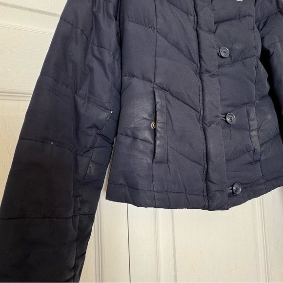 Hollister Navy Down Jacket Size M - Picture 2 of 5